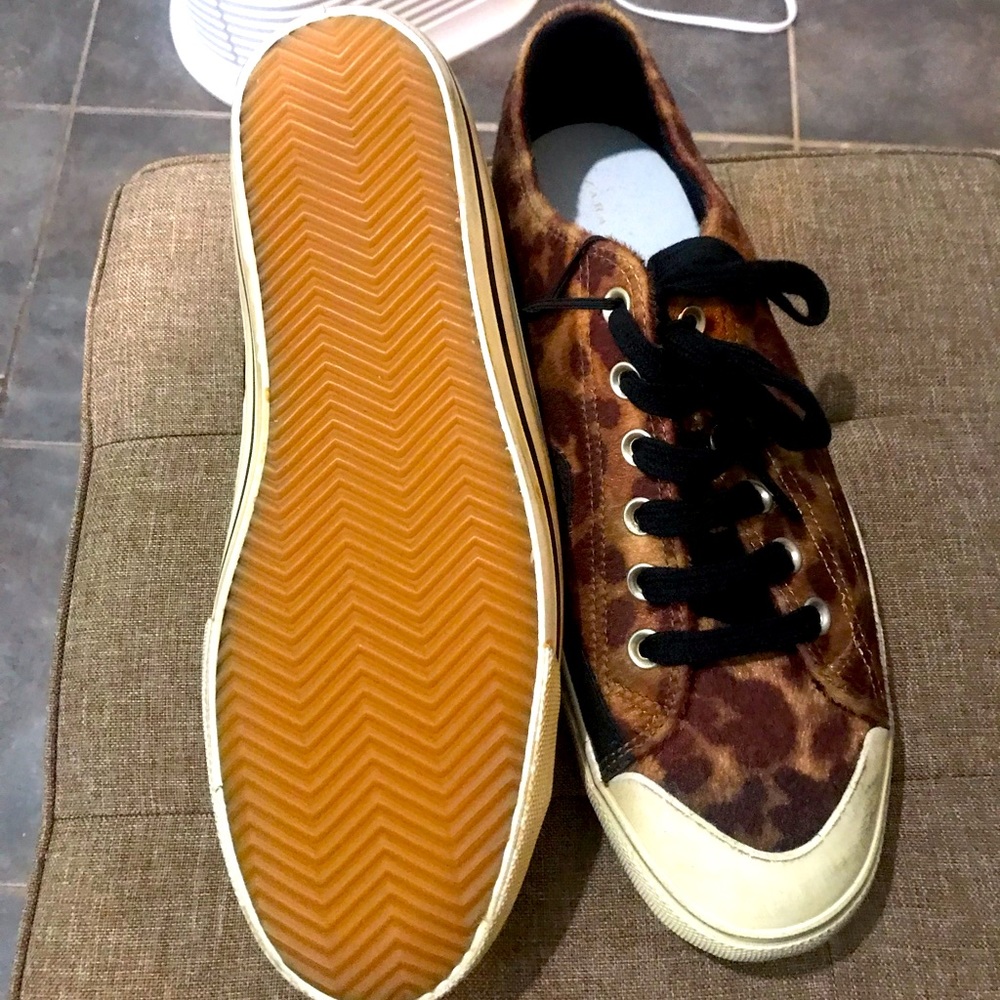 Zara trainers/sneakers never worn faux cheetah/giraffe print.